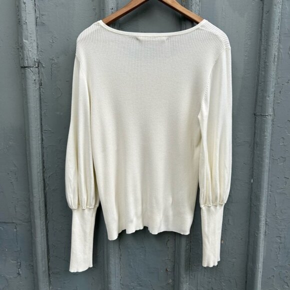 Inwear ribbed cream puff long sleeve, size XL - Picture 5 of 10